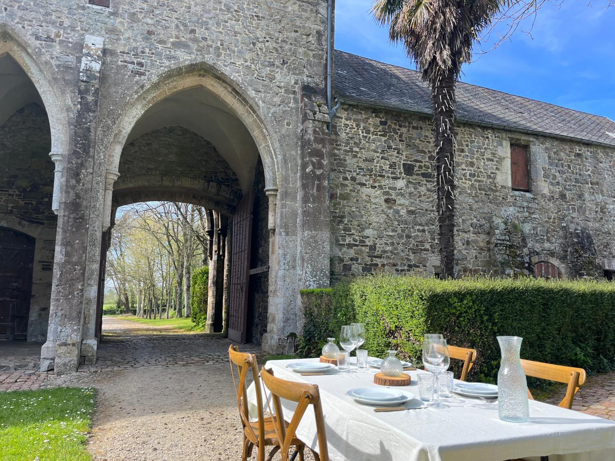 Bed and Breakfast Abbaye De Blanchelande Neufmesnil Exterior foto